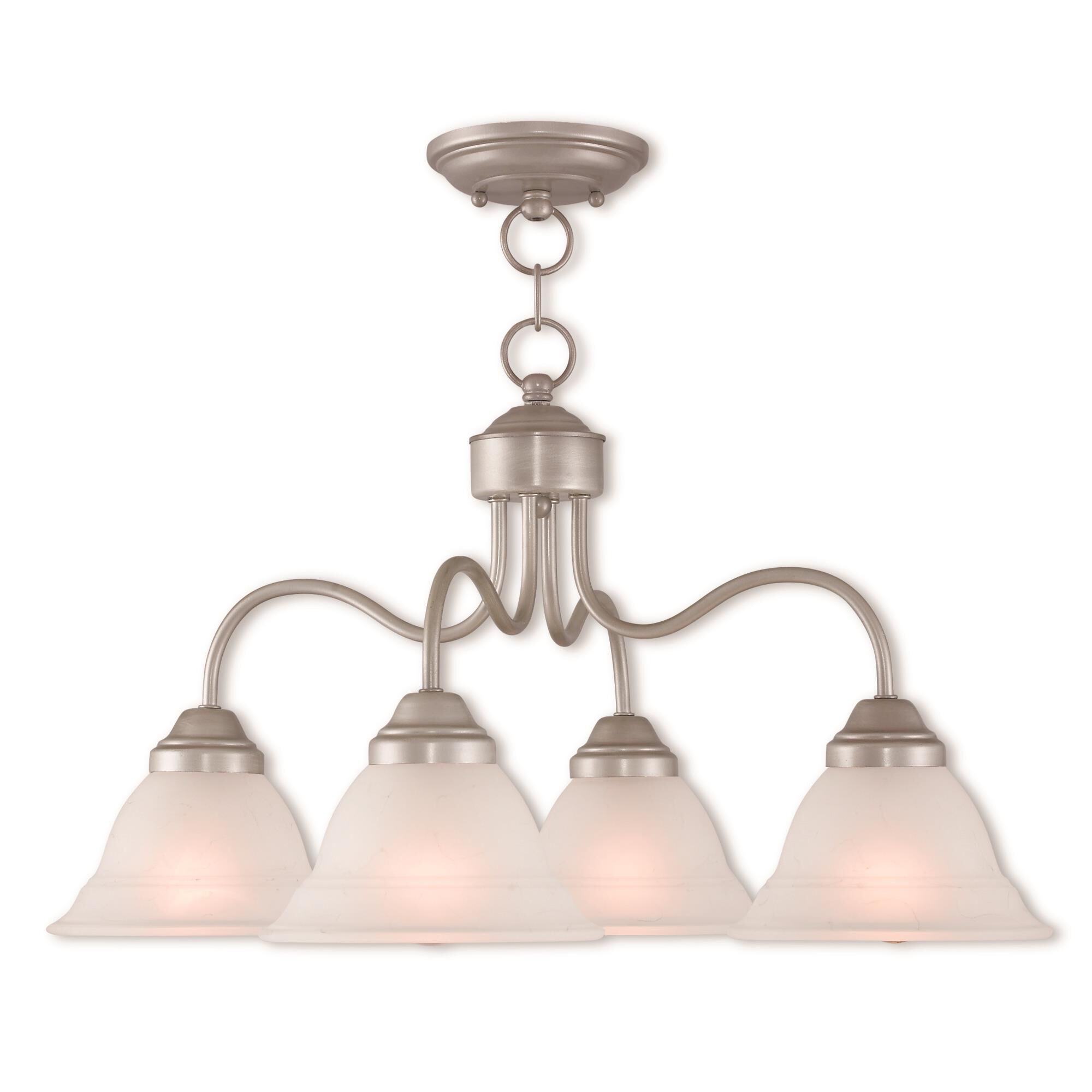 Shown in Hand Applied Brushed Silver finish 